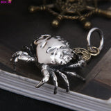 Silver Crab Chain Ancient Pendant