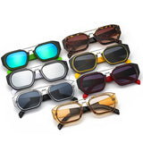 Frosted Edge Retro Sunglasses