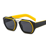 Frosted Edge Retro Sunglasses