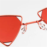 Upside Down Triangle Alloy Sunglasses