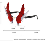 Nexora Wingline Rimless Sunglasses