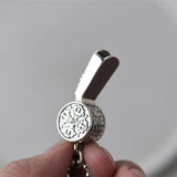 Whistle Punk Geometric Engraving Pendant