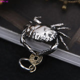 Silver Crab Chain Ancient Pendant