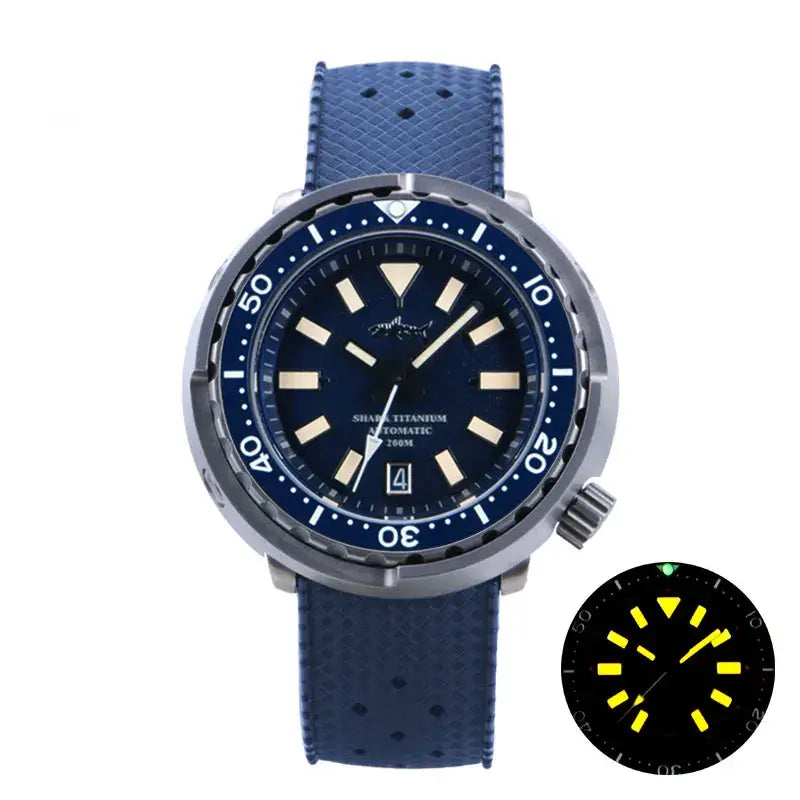 Mechanical Hand Wind Titanium Watch