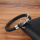 Anchor Multi-Layers Stitching Cross Bracelet