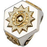 Devil Eyes Hexagon Masonic Ring