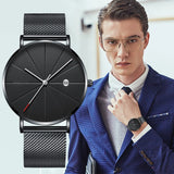 Ultra Thin Stainless Steel Men's Watch