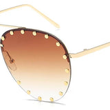 Chroma Glow Vogue Aviator Sunglasses