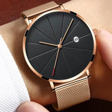 Ultra Thin Stainless Steel Men's Watch