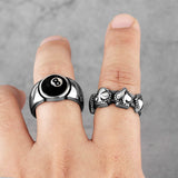 Good Luck Poker Hearts Spades Ring