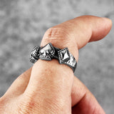 Good Luck Poker Hearts Spades Ring