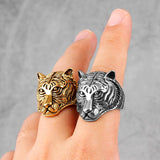 Domineering Tiger Animal Stainless Steel Ring