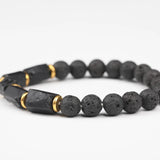 Natural Black Tourmaline Stone Beads Bracelet