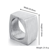 Orlynox Stainless Steel Bold Ring