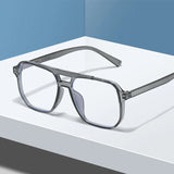 Square Shape Double-Beam Eyeglasses
