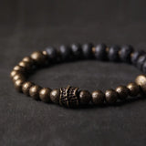 Black Lava Rustic Bracelet