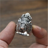Domineering Lion King Ring