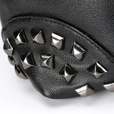 Black Patches Rivet Duffle Bag