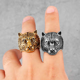 Domineering Tiger Animal Stainless Steel Ring