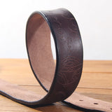 Laser Engraving Leather Vintage Belt