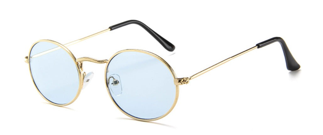 Retro Round Frame Sunglasses