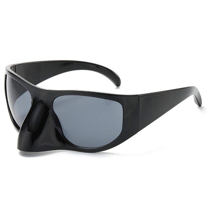 Unique Mask Shape Sunglasses