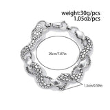Serpent Lock Chain Bracelet