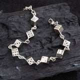 Numeral Dice Cube Bracelet