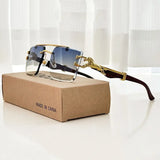 Golden Horse Stallion Rimless Sunglasses