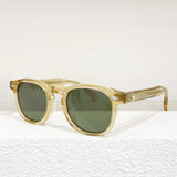 Retro Thick Frame Square-Round Model Sunglasses