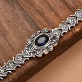 Geometric Style Chain & Link Bracelet