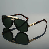Luxury Gold Trim Pilot Sunglasses