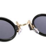 Retro TAC Material Round Steampunk Sunglasses