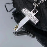 Half-Skull Cross with Letter Pendant