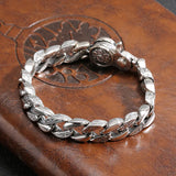 Ancient Serenity Silver Bracelet