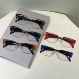 Tortoise Shell Colorblock Eyeglasses