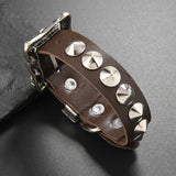 Rock Punk Style Large Buckle Bracelet