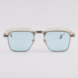 Square Gradient Alloy Acetate Sunglasses