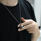 Ancient Sanxingdui Mask Pendant