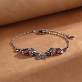 Scarlet Charm of Fortune Crimson Bracelet