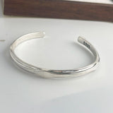 925 Sterling Silver Retro Cuff Bracelet
