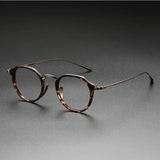 Retro Acetate Titanium Style Eyeglasses