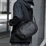 Oxford Solid Oval Crossbody Bag
