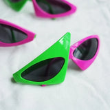 Funky Two-Tone Festival Sunglasses