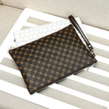 Soft PU Leather Geometric Clutch Bag