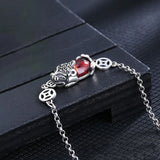 Scarlet Charm of Fortune Crimson Bracelet
