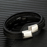 Classic Multilayer Braided Leather Bracelet