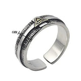 Bague en argent antique Horus