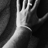 Stainless Steel Polished Design Cuff Bracelet