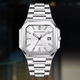 Square Cubic Sapphire Crystal Dial Watch